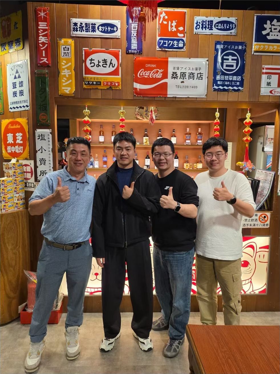 收工之后。西河堂林总与我们的现场小队。